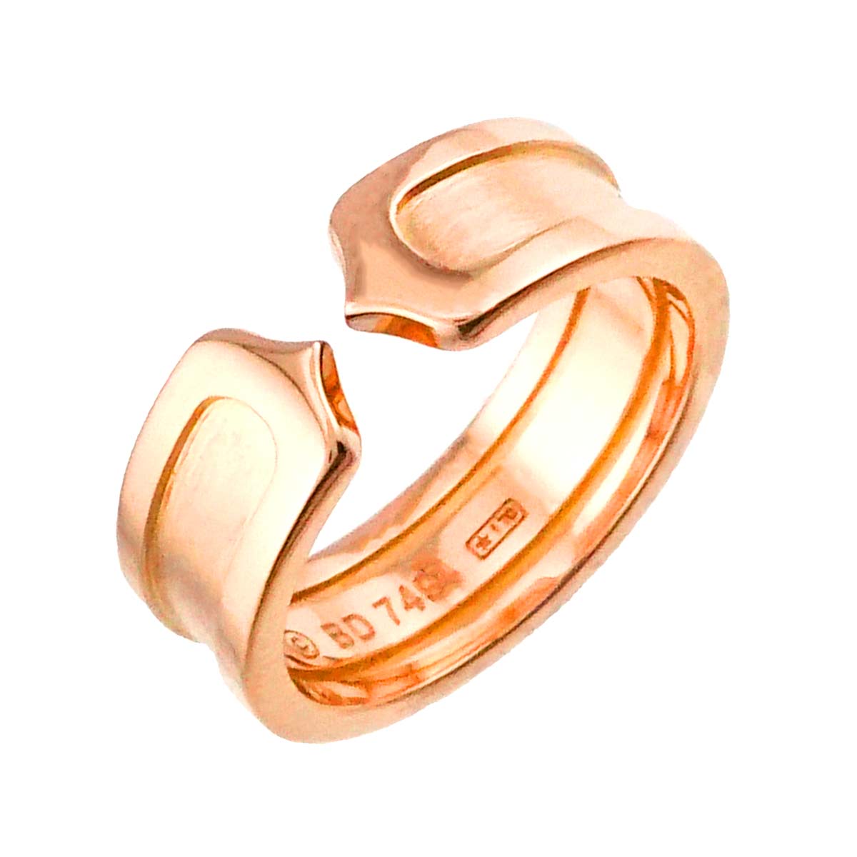 C2 Ring 18K PG 750 size51 5.5-5.75(US)