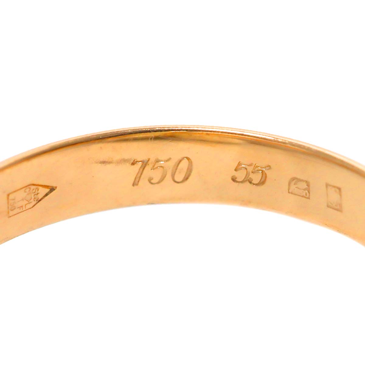 Trinity MM Ring 18K YG WG PG 750 Size55 7.25(US)