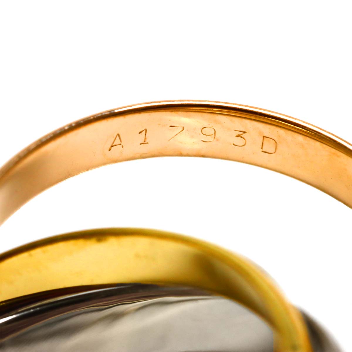 Trinity MM Ring 18K YG WG PG 750 Size55 7.25(US)