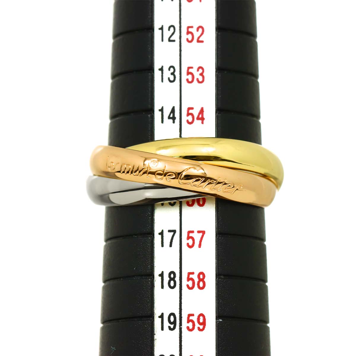 Trinity MM Ring 18K YG WG PG 750 Size55 7.25(US)