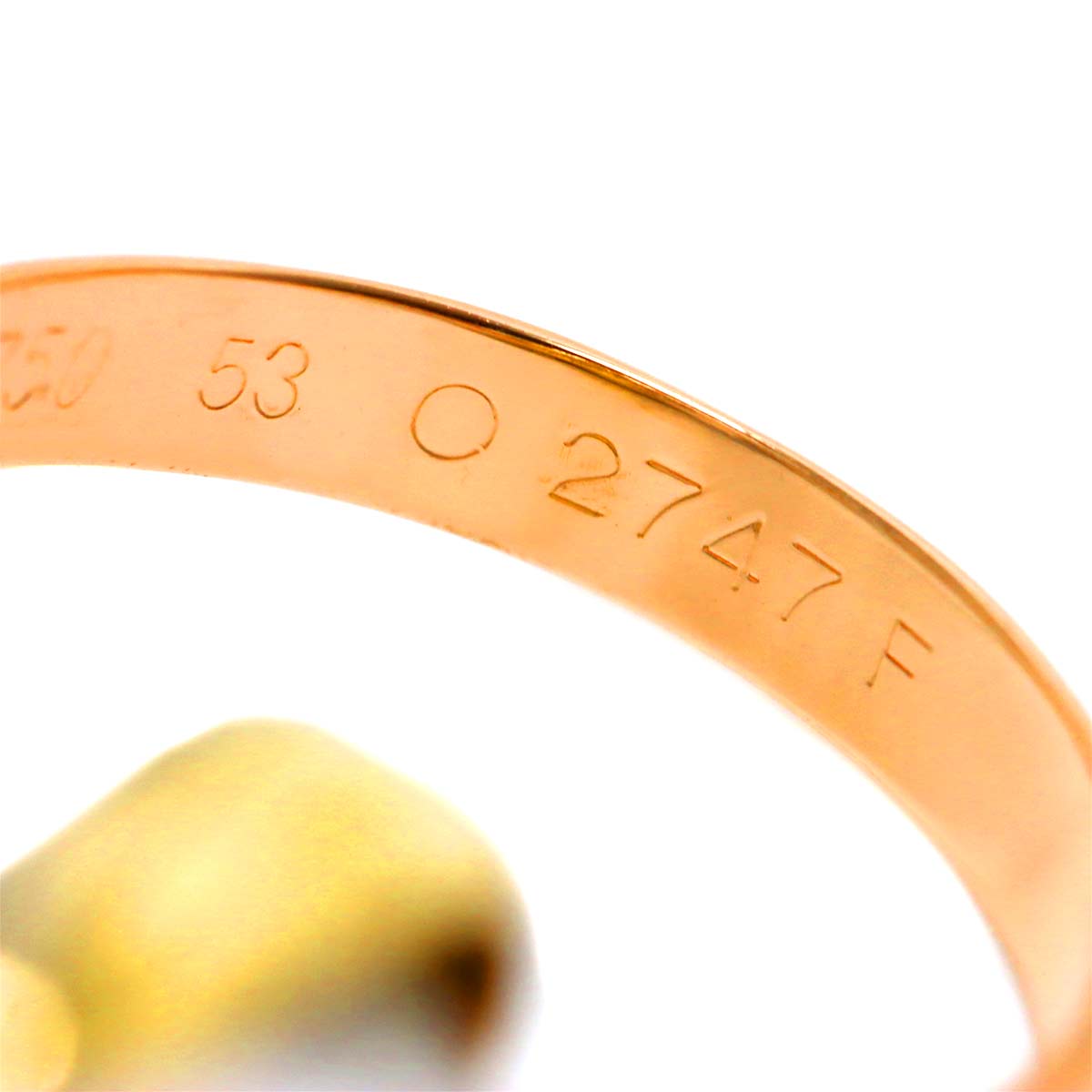 Trinity Ring 18K YG WG PG 750 Size53 6-6.25 (US)