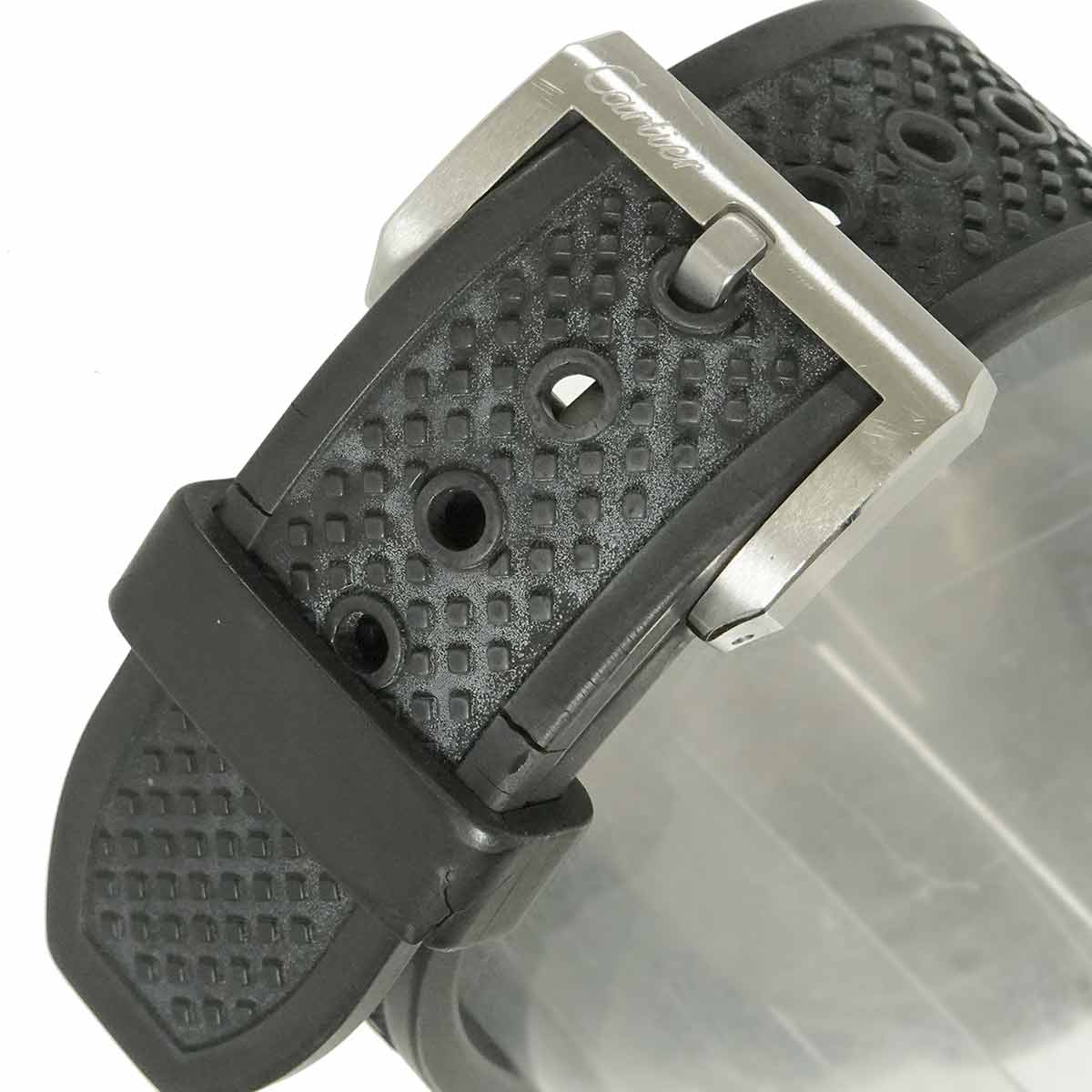 Caliber de cartier diver W7100055 Black Dial 750 PG Mens