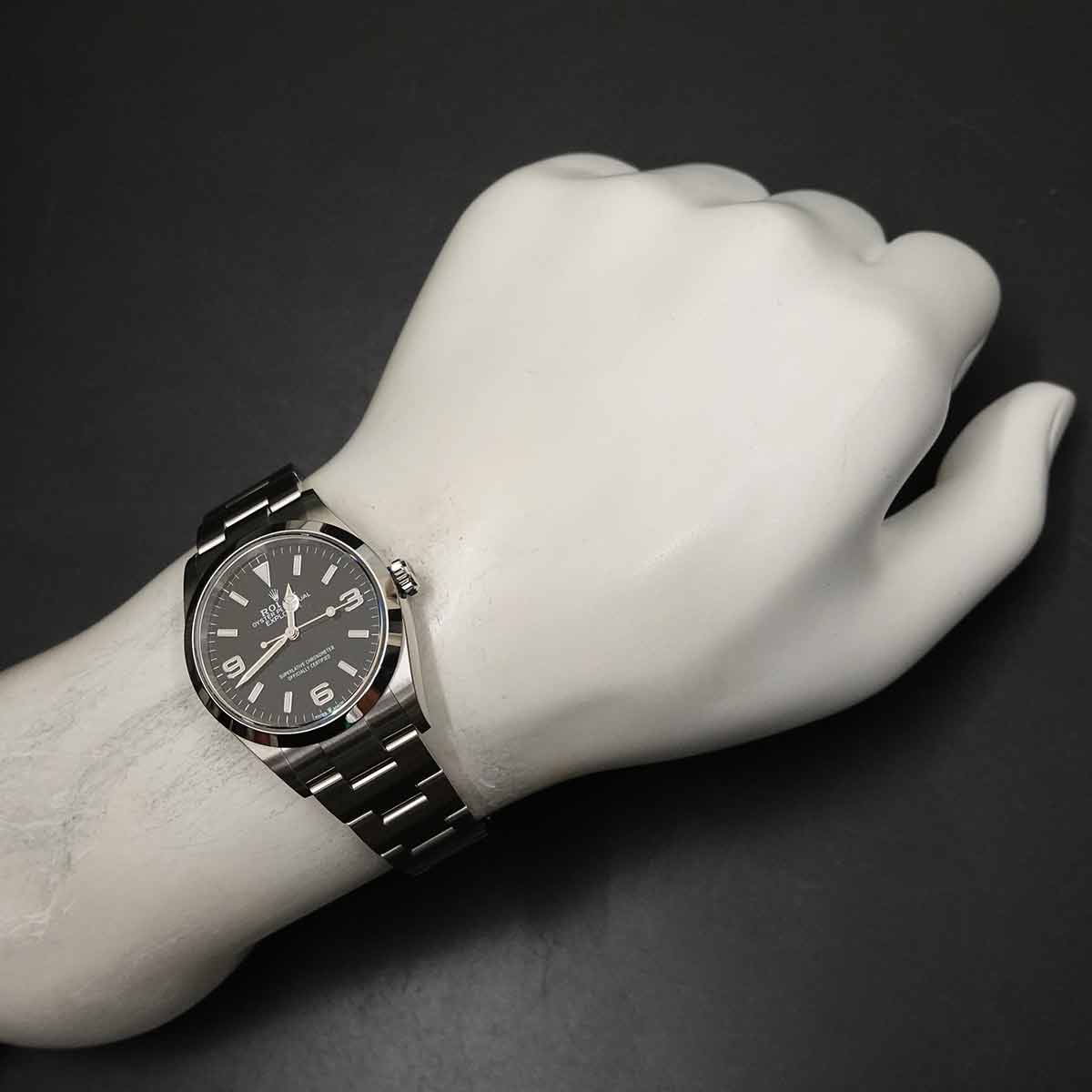 Explorer 1 124270 Serial Random Automatic Black Dial Mens Watch