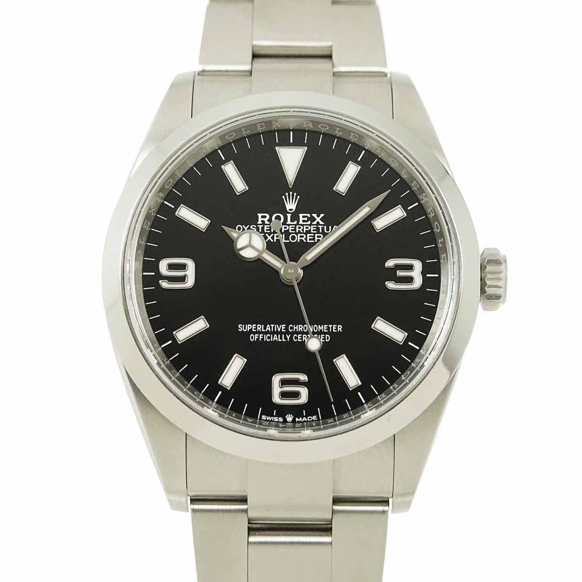 Explorer 1 124270 Serial Random Automatic Black Dial Mens Watch