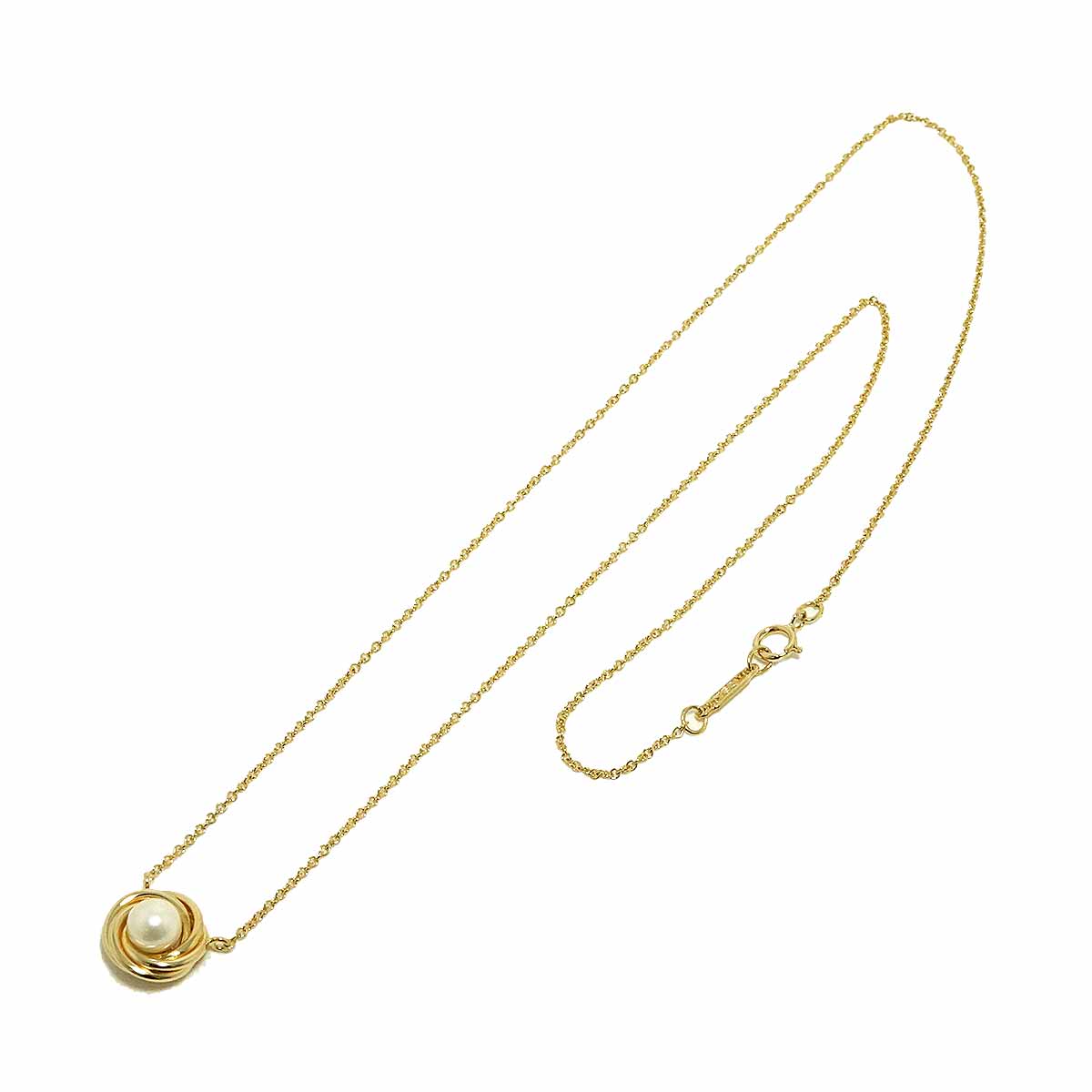 Akoya pearl 5.3mm Necklace 18K YG 750