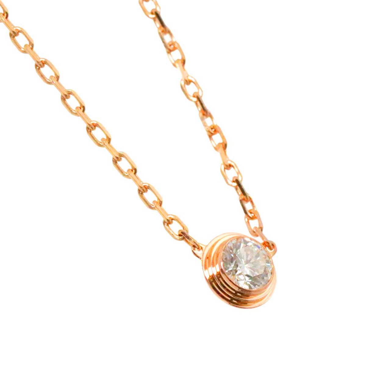 d'Amour Diamond Necklace LM 18K Pink Gold 750
