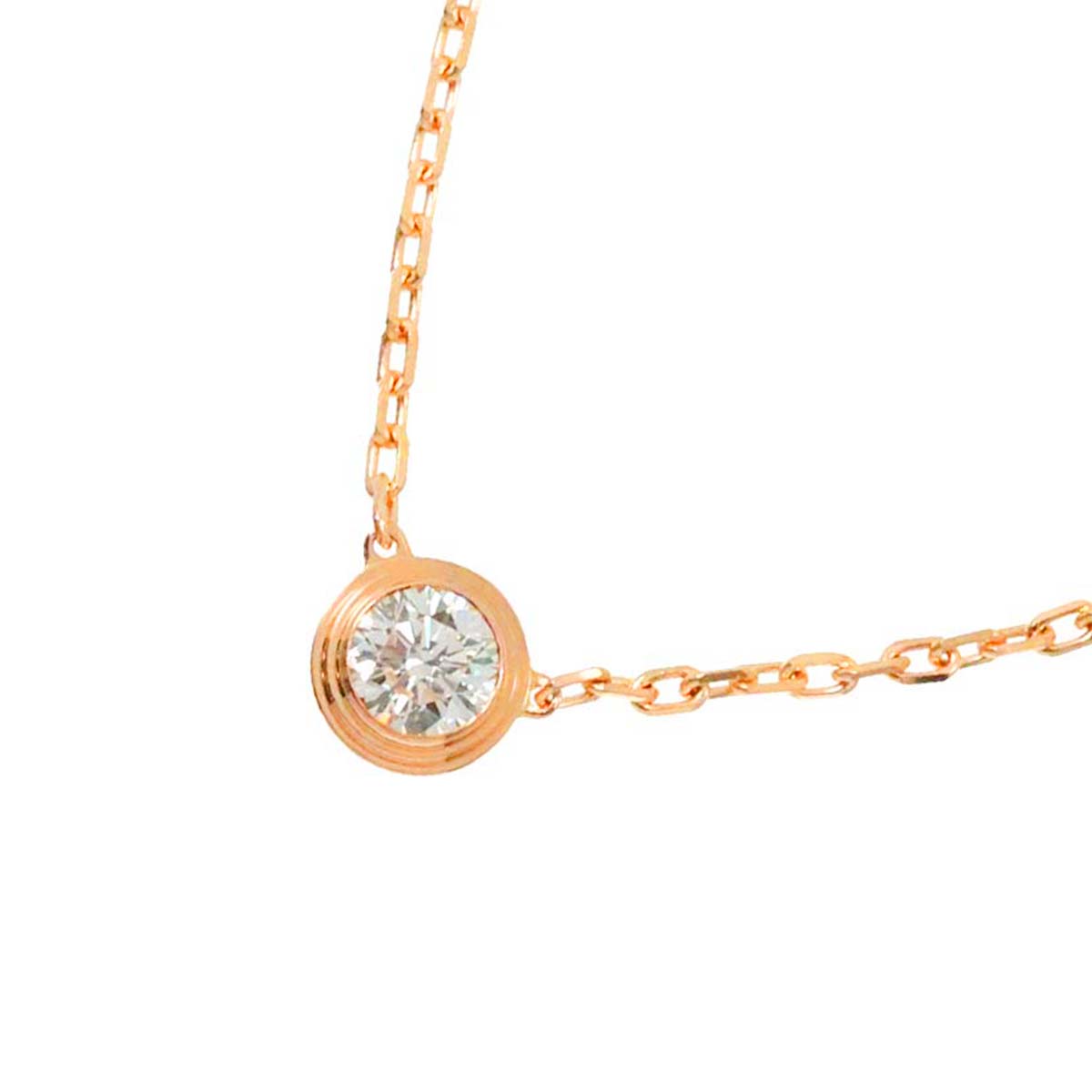 d'Amour Diamond Necklace LM 18K Pink Gold 750