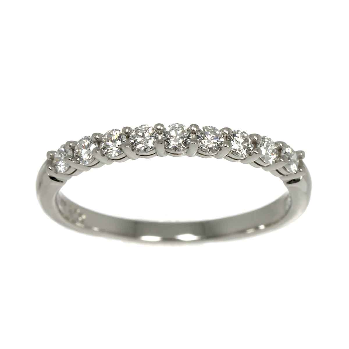 Half Diamond Ring Platinum size5.5-5.75(US)
