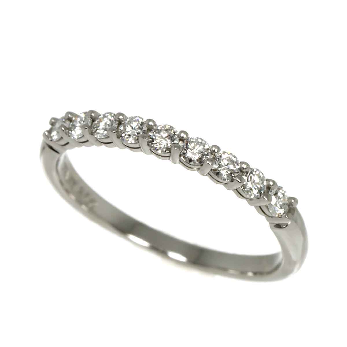 Half Diamond Ring Platinum size5.5-5.75(US)