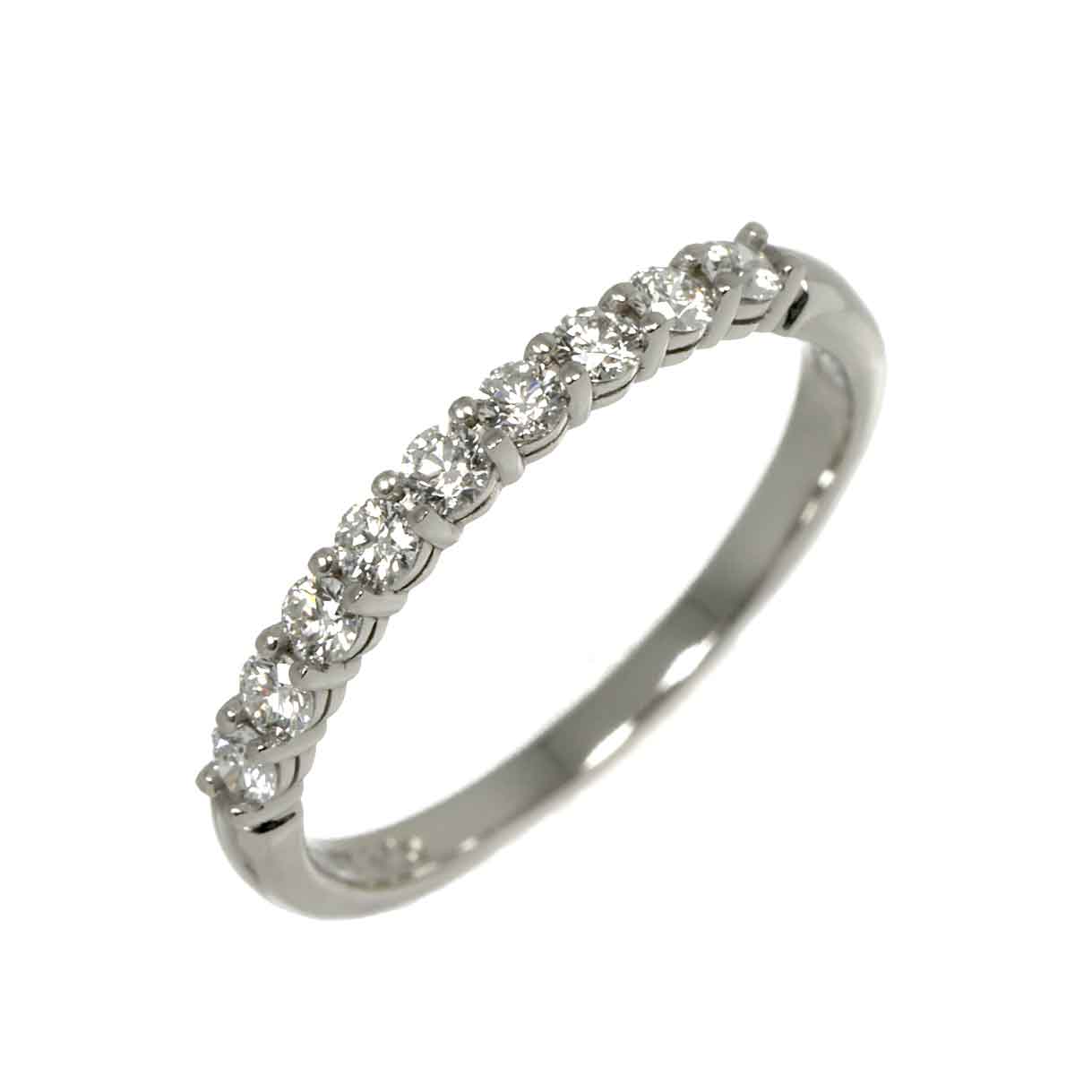 Half Diamond Ring Platinum size5.5-5.75(US)