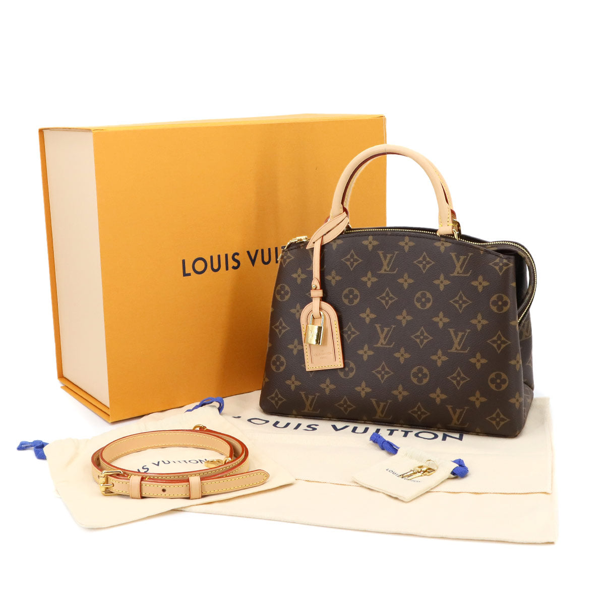 Monogram Petit Palais PM Hand Shoulder Bag Brown M45900