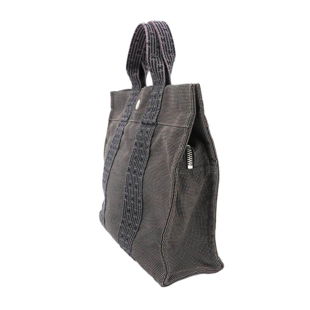 Herline Tote PM Bag Canvas Gray Unisex Purse