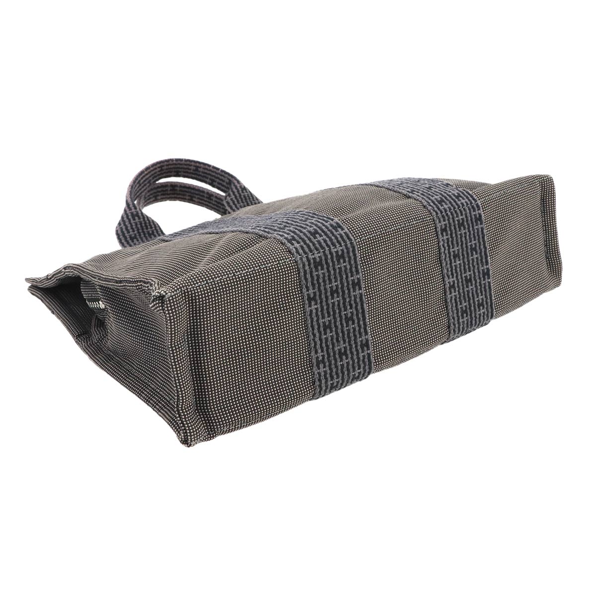 Herline Tote PM Bag Canvas Gray Unisex Purse