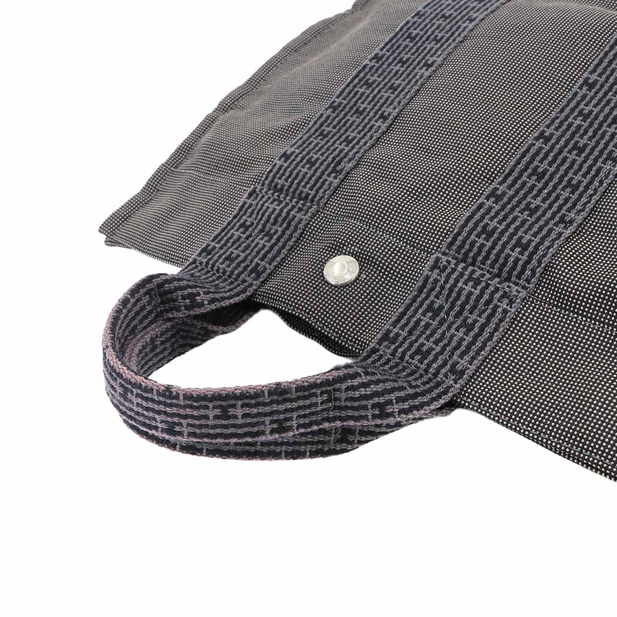 Herline Tote PM Bag Canvas Gray Unisex Purse