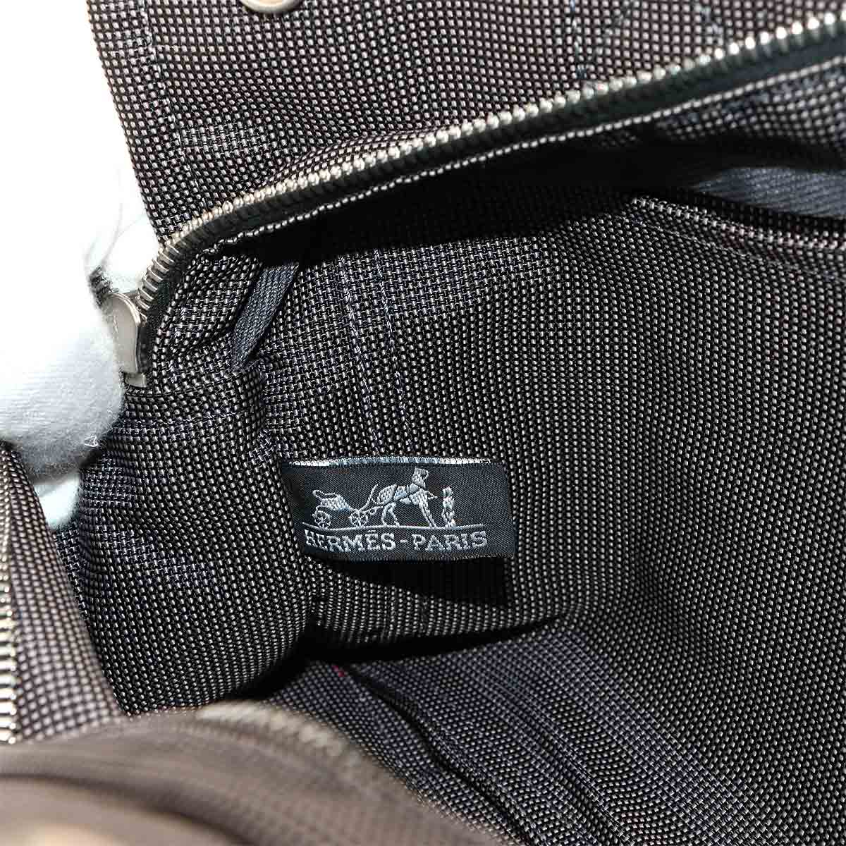 Herline Tote PM Bag Canvas Gray Unisex Purse