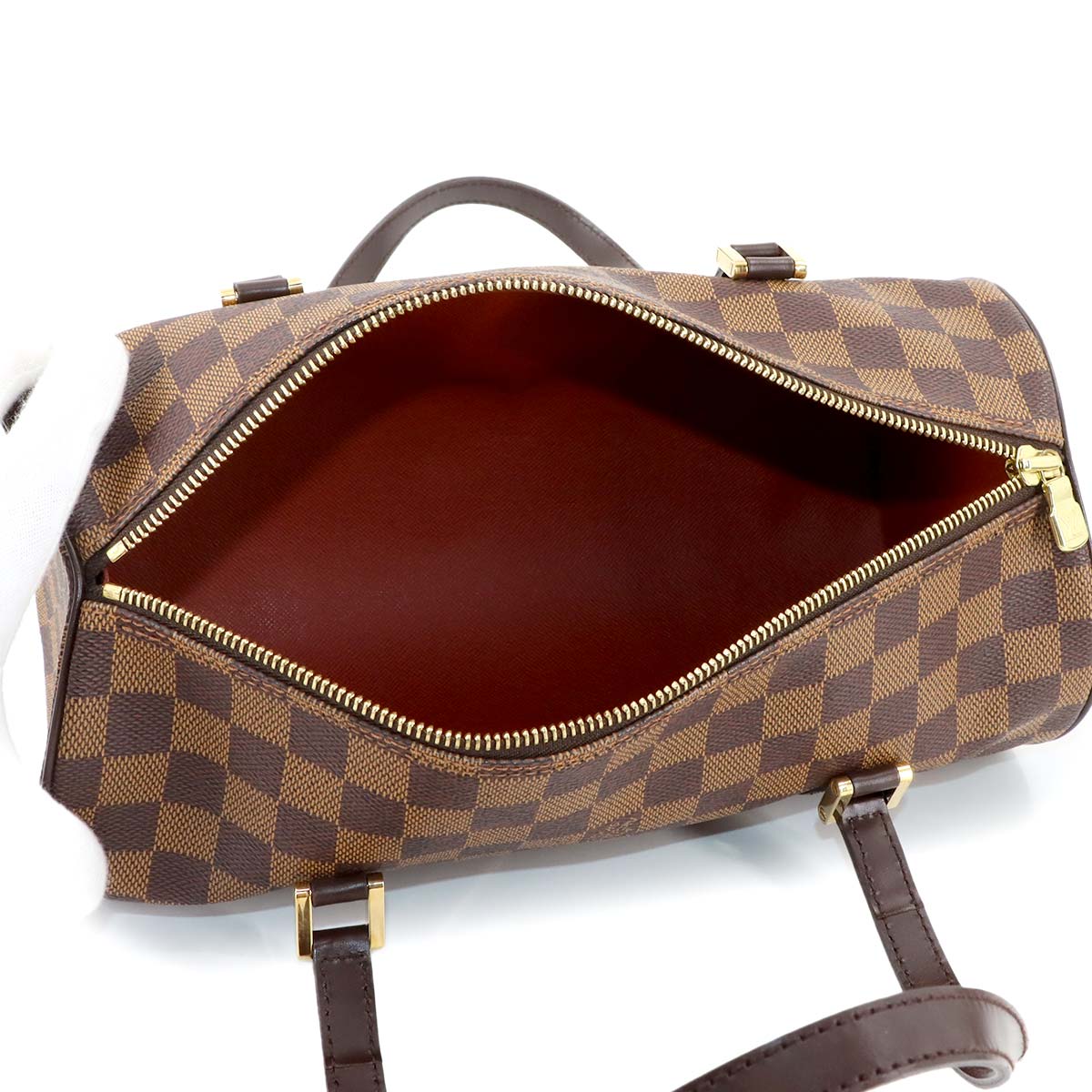 Damier Papillon 30 Hand Bag Ebene N51303 Pouch Purse