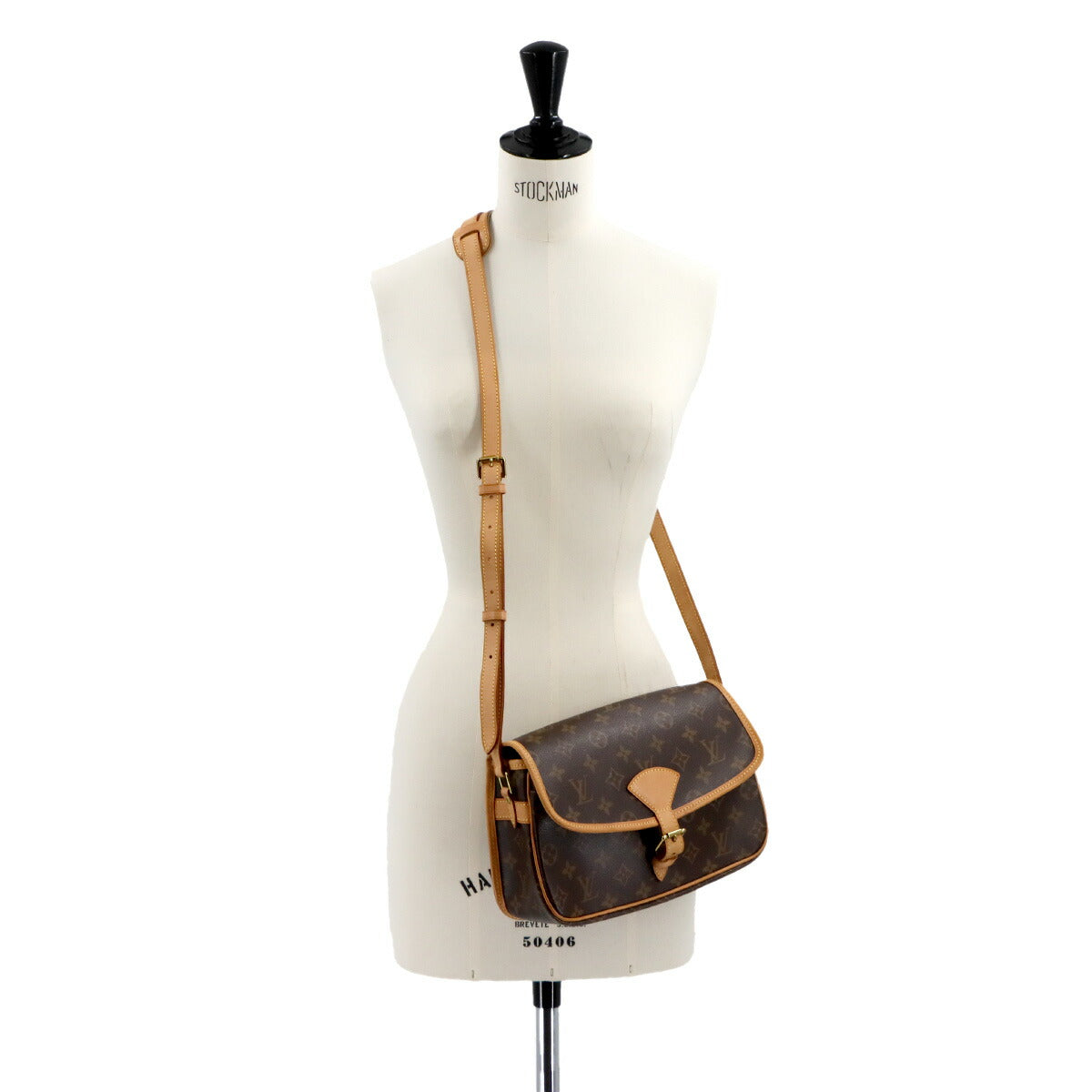 Monogram Sologne Shoulder Bag Brown M42250 Purse