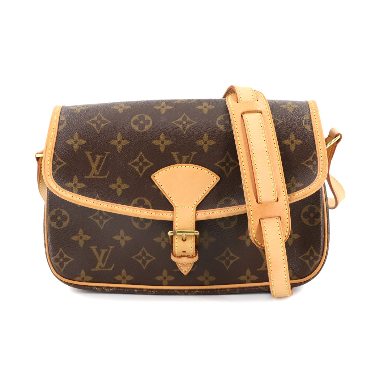 Monogram Sologne Shoulder Bag Brown M42250 Purse