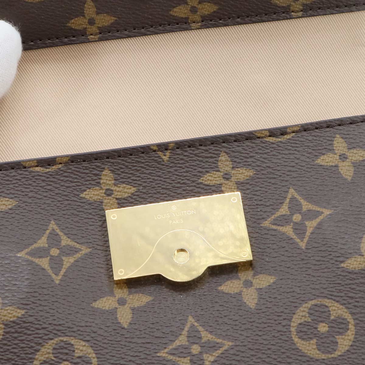 Monogram Cluny MINI 2way Hand Shoulder Bag Brown M46055