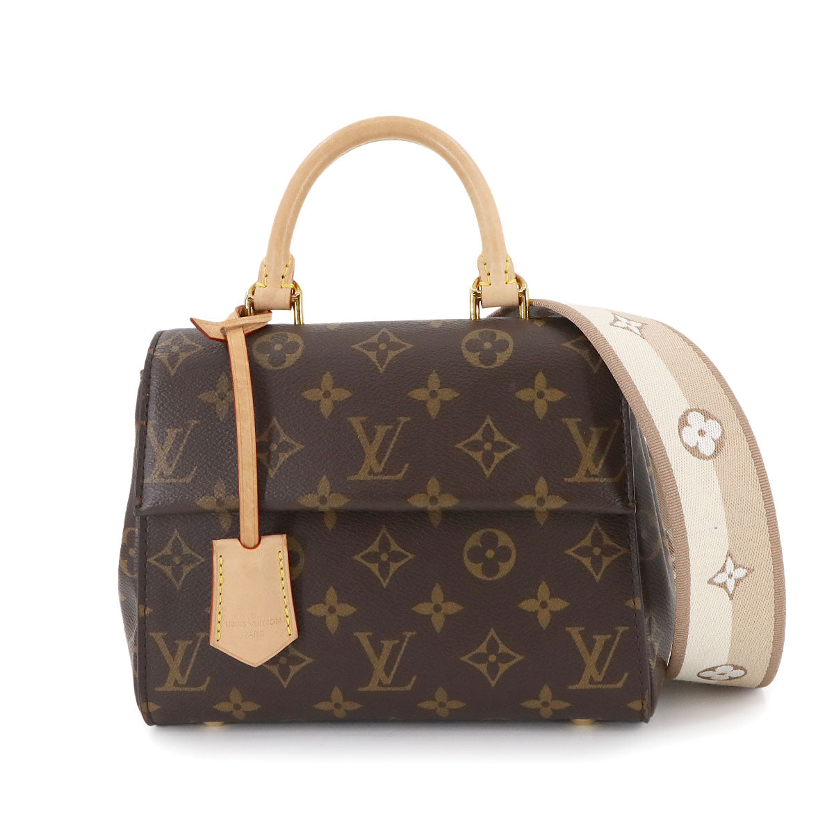 Monogram Cluny MINI 2way Hand Shoulder Bag Brown M46055