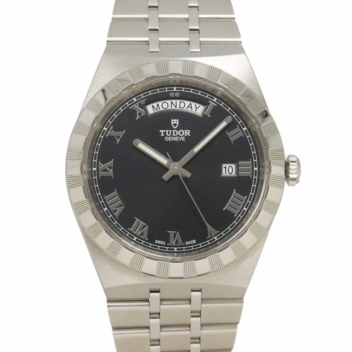 Royal 28600 Automatic Date Black Dial Mens Watch