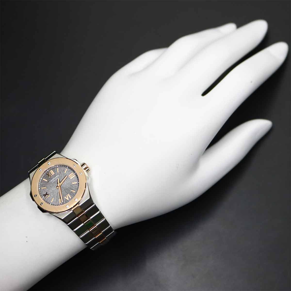 Alpine Eagle 298617 6001 K18PG Automatic Gray Dial Ladies