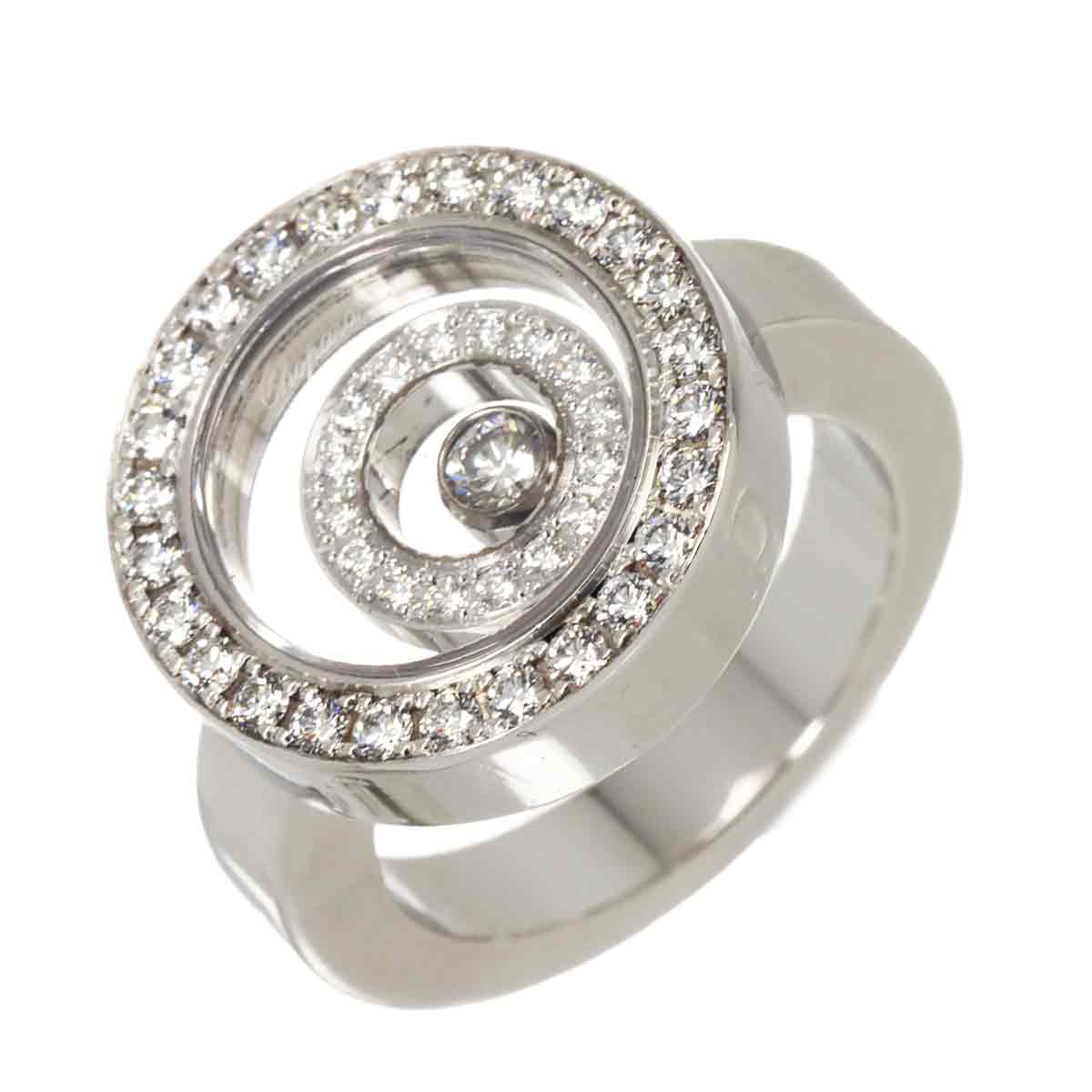 Happy Spirit Diamond Ring 18K WG 750 Size6(US)