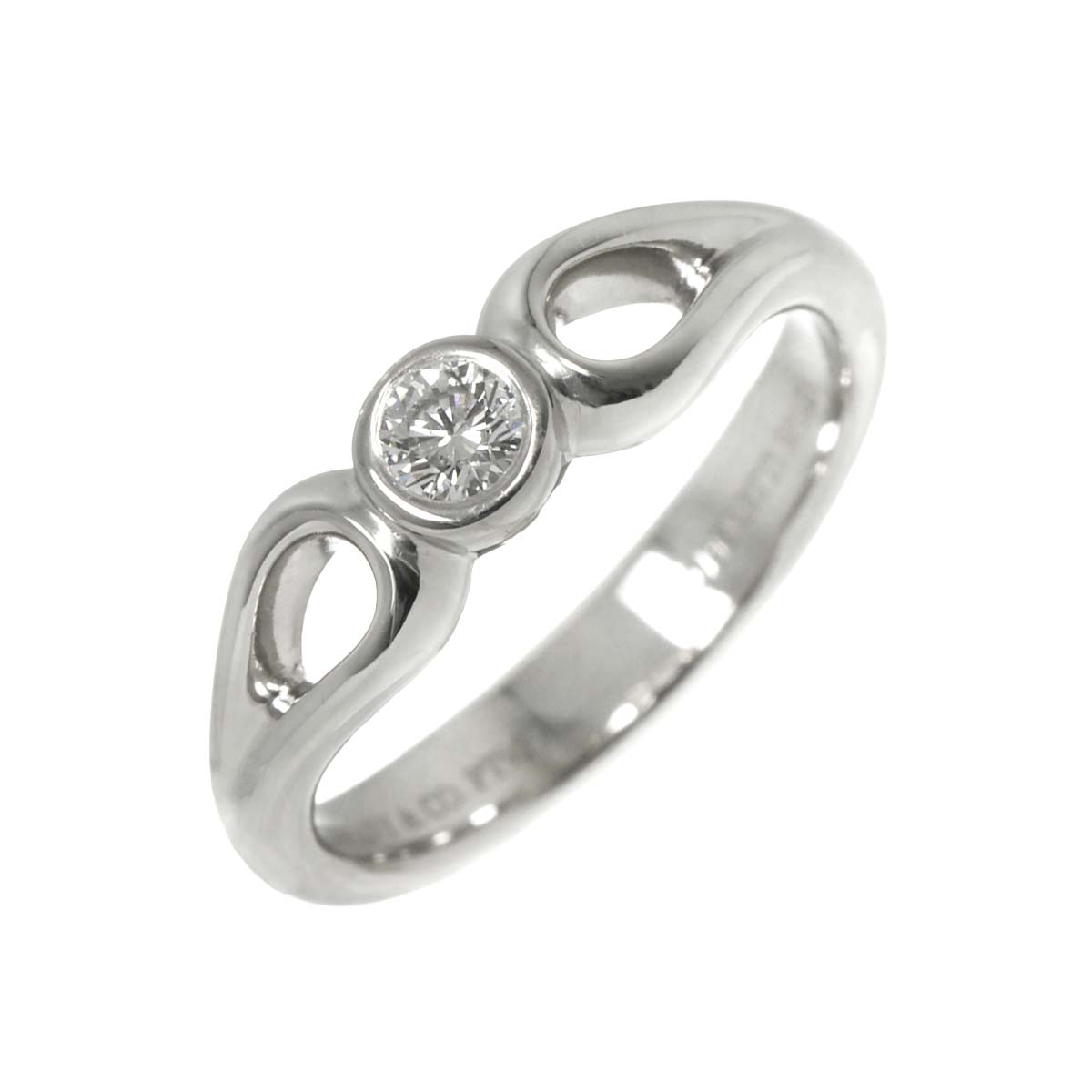 Teardrop Diamond Ring Platinum size6-6.25(US)