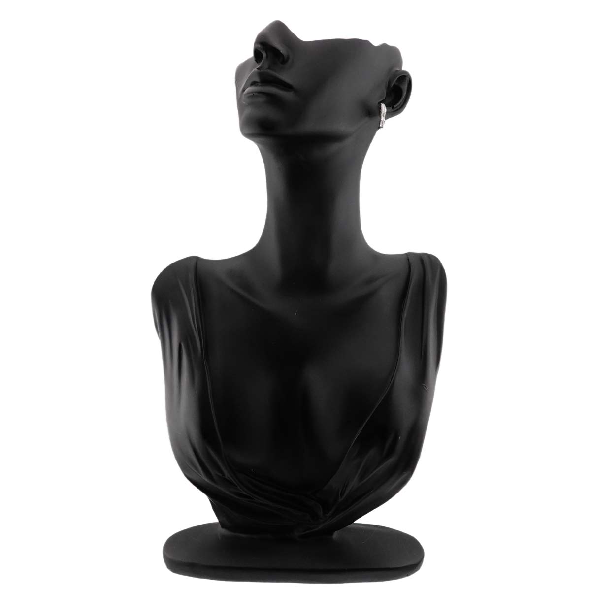 Diamond 0.19ct/0.19ct Earrings Pierced 18K WG 750