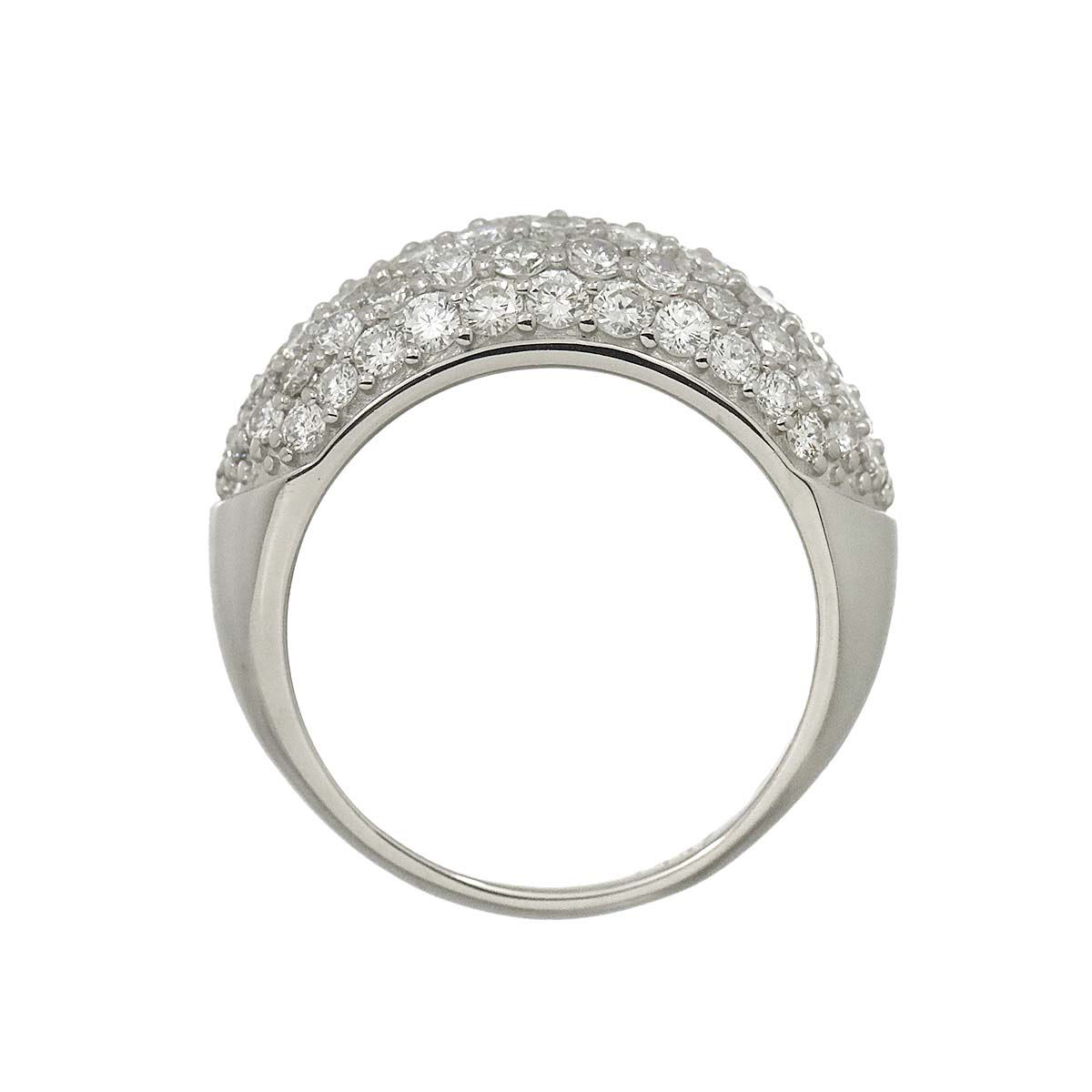 Diamond 4.051ct Ring Pt Platinum size6.75-7.25(US)