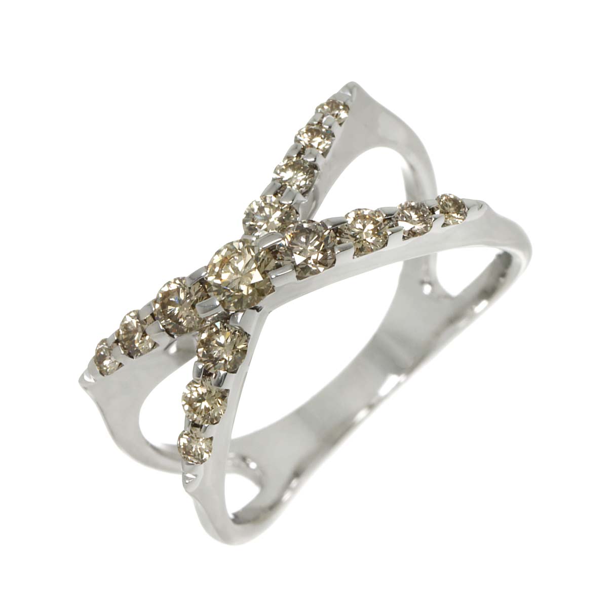 Diamond 1.00ct Ring 18K WG 750 size10-10.25(US)