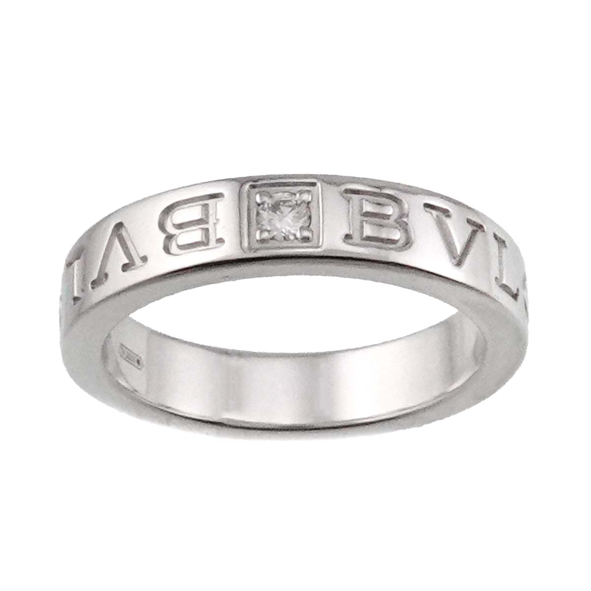 B-ZERO1 Diamond Ring 18K WG 750 size5.5-5.75(US)