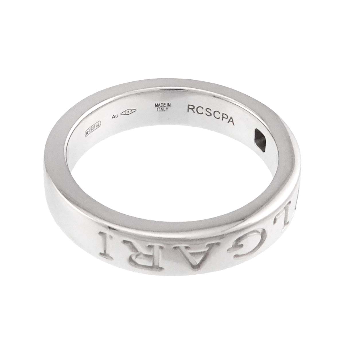 B-ZERO1 Diamond Ring 18K WG 750 size5.5-5.75(US)