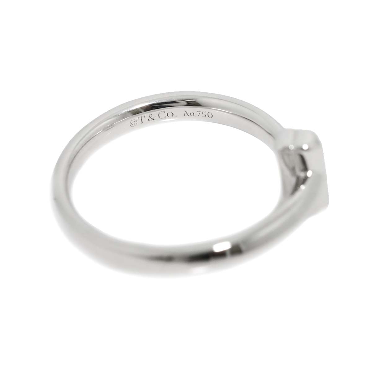 T One Diamond Ring 18K WG 750 Size6(US)