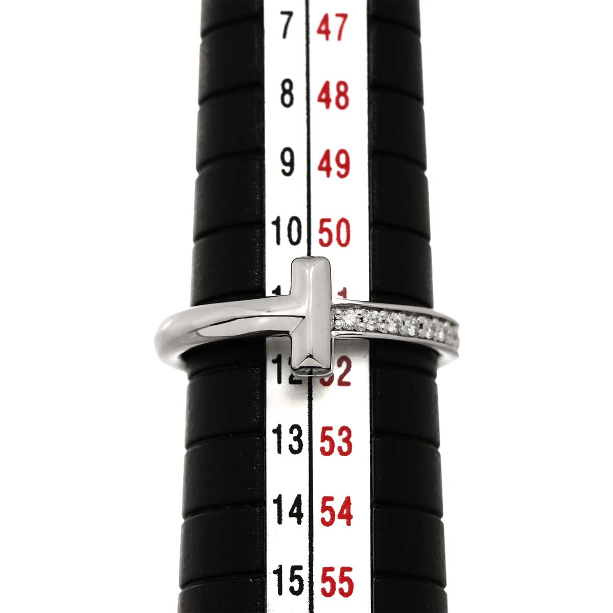 T One Diamond Ring 18K WG 750 Size6(US)