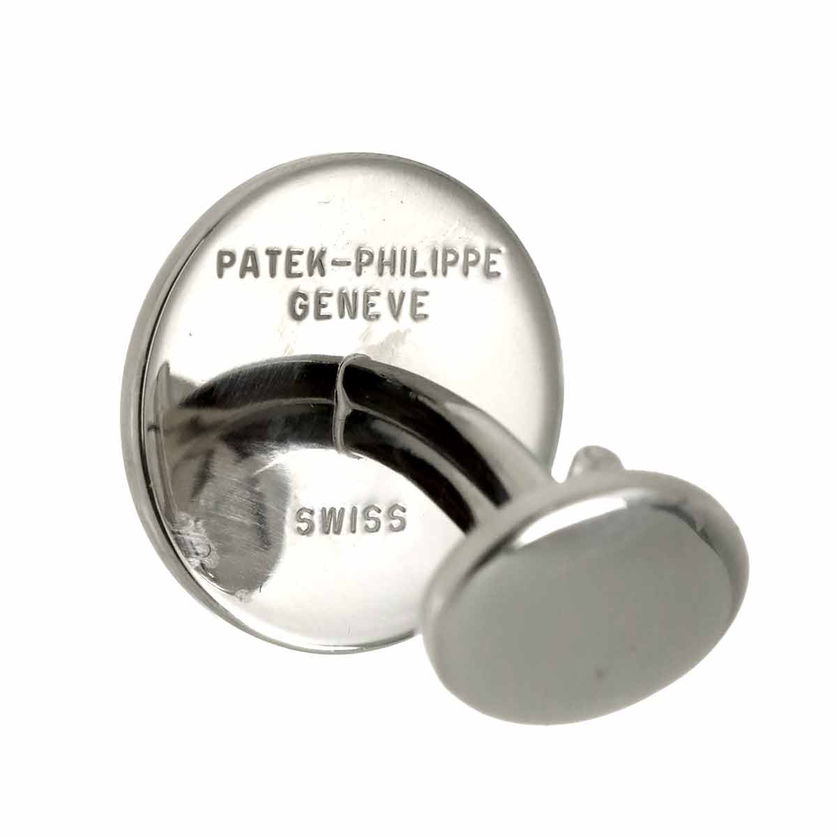 Cufflinks Onyx 18K White Gold 750