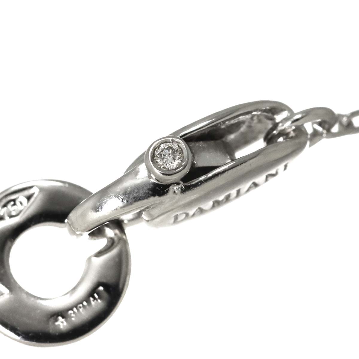 Belle Epoque Diamond Cross Necklace XS 18K WG 750