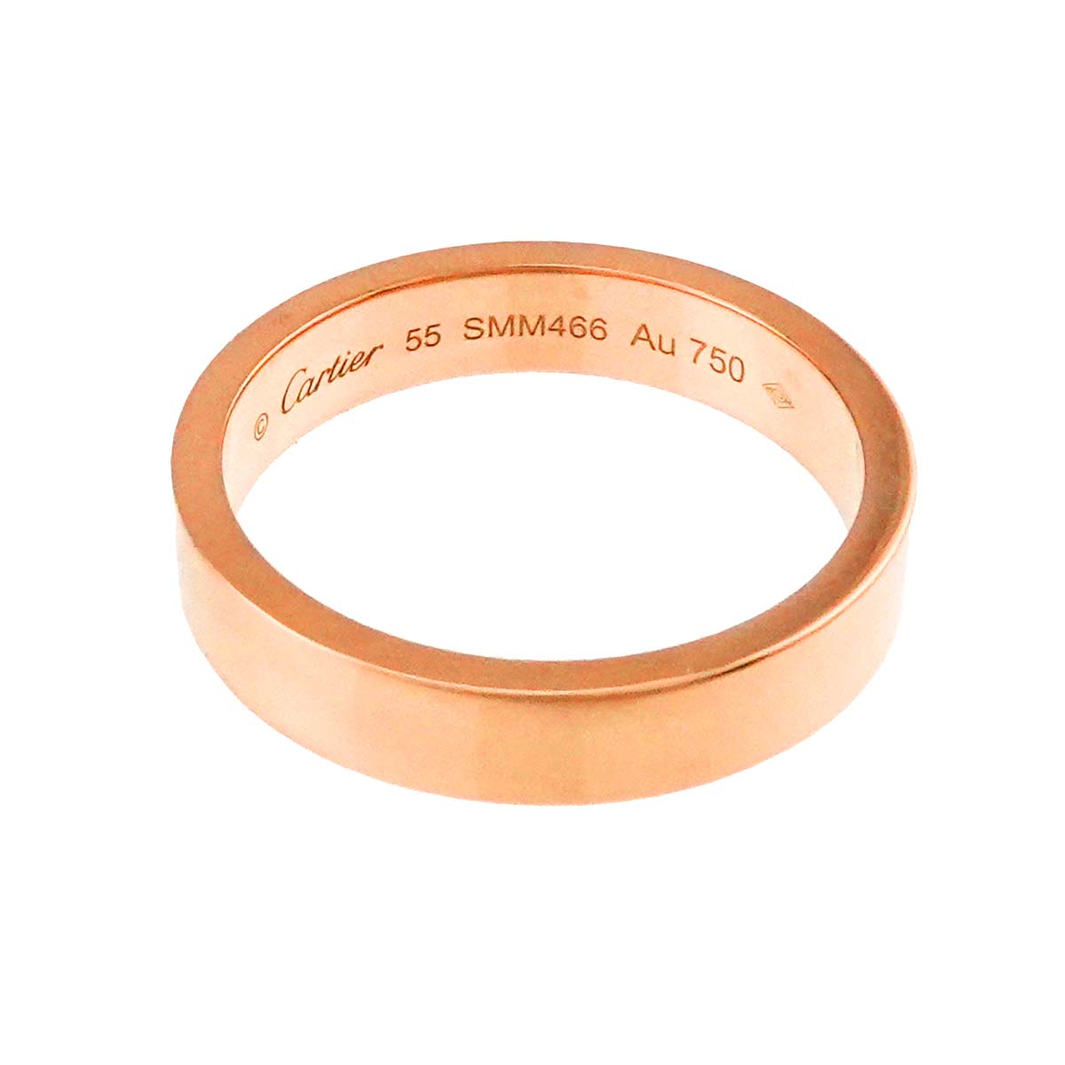 C de Ring 18K Pink Gold 750 Size55 6.75-7.25(US)