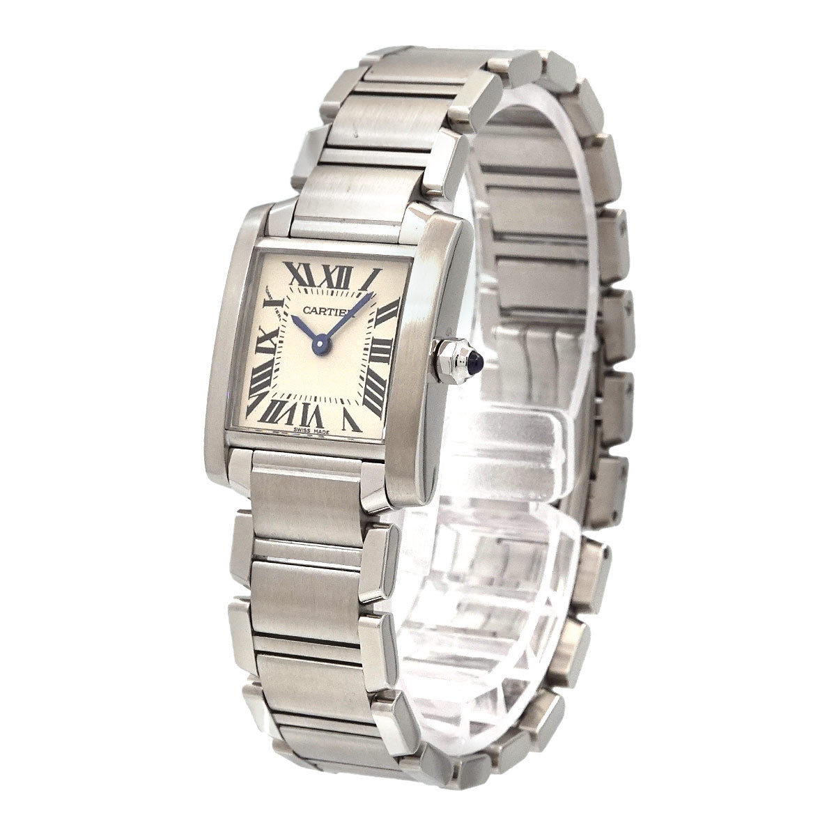 Tank Francaise SM W51008Q3 Quartz Cream Dial Ladies Watch
