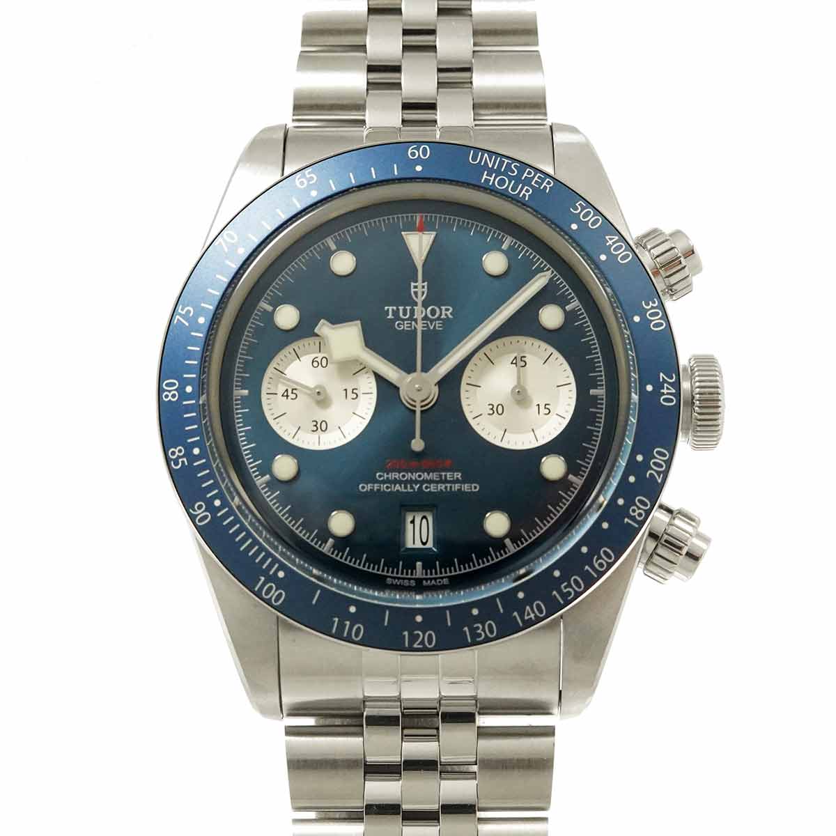 Black Bay Chronograph 79360B Automatic Blue Dial Mens Watch
