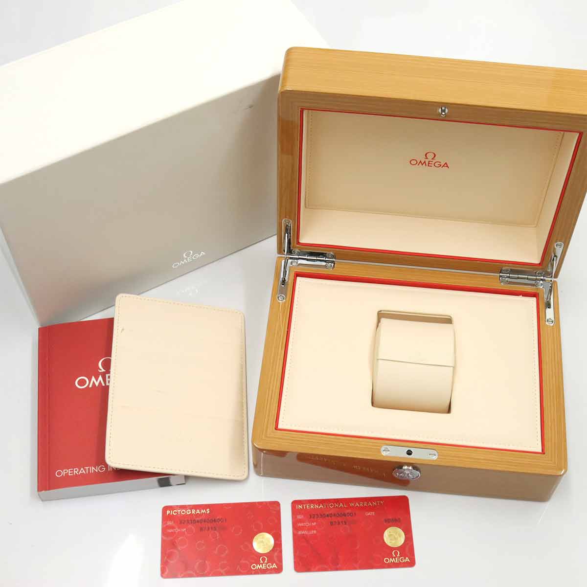 Speedmaster Date 323 30 40 40 06 001 Gray Black Dial Mens