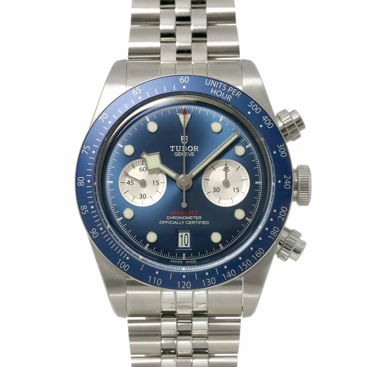 Black Bay Chronograph 79360B Automatic Blue Dial Mens Watch
