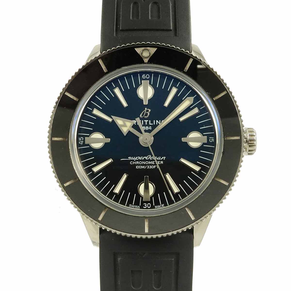 Super Ocean A10370 Automatic Black Dial Mens Watch