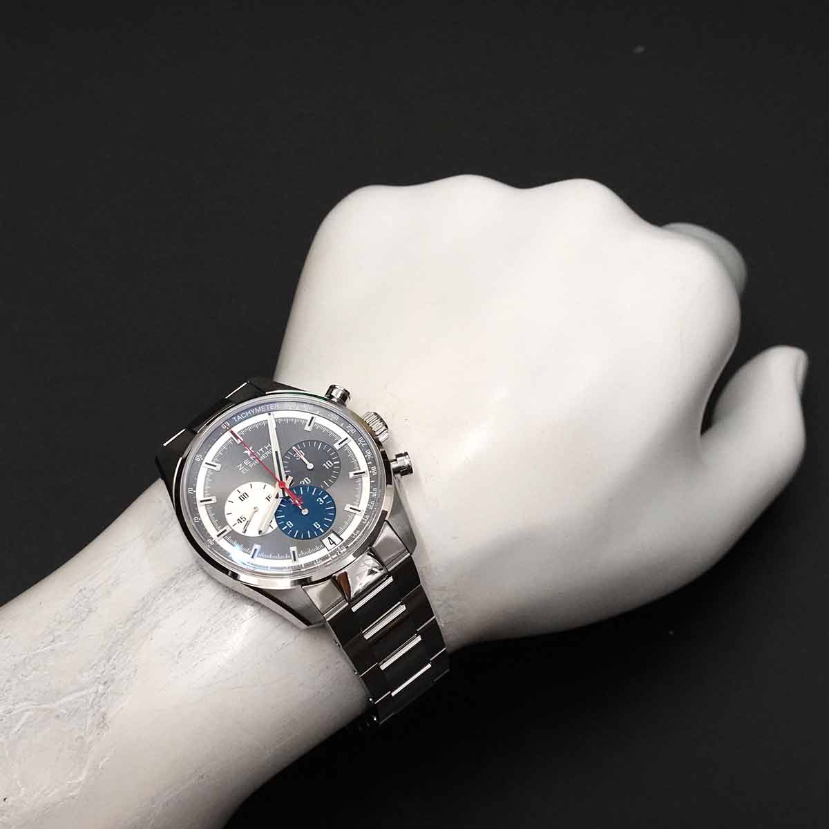 El Primero 36000VPH 03.2040.400 Date Gray Dial Mens Watch