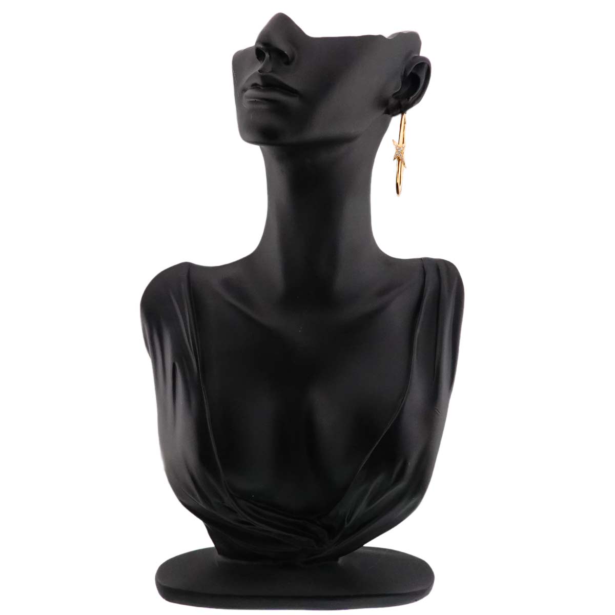 Mes Nuances Hoop Diamond Earrings Pierced 18K YG 750