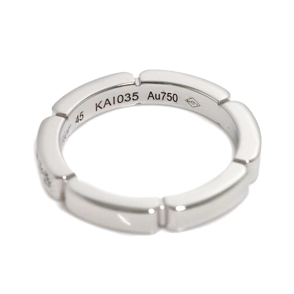 Maillon Panthere Ring Diamond 18K 750 Size45 3.25(US)