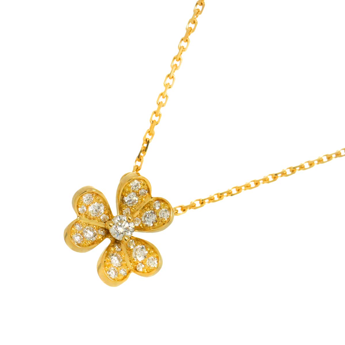 Frivole Diamond Mini Necklace 18K YG 750