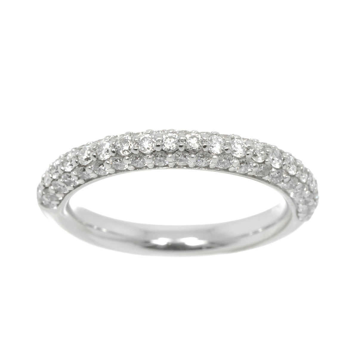 Ponte Vecchio Diamond 0.77ct Ring 18K WG 750 Size5.25(US)