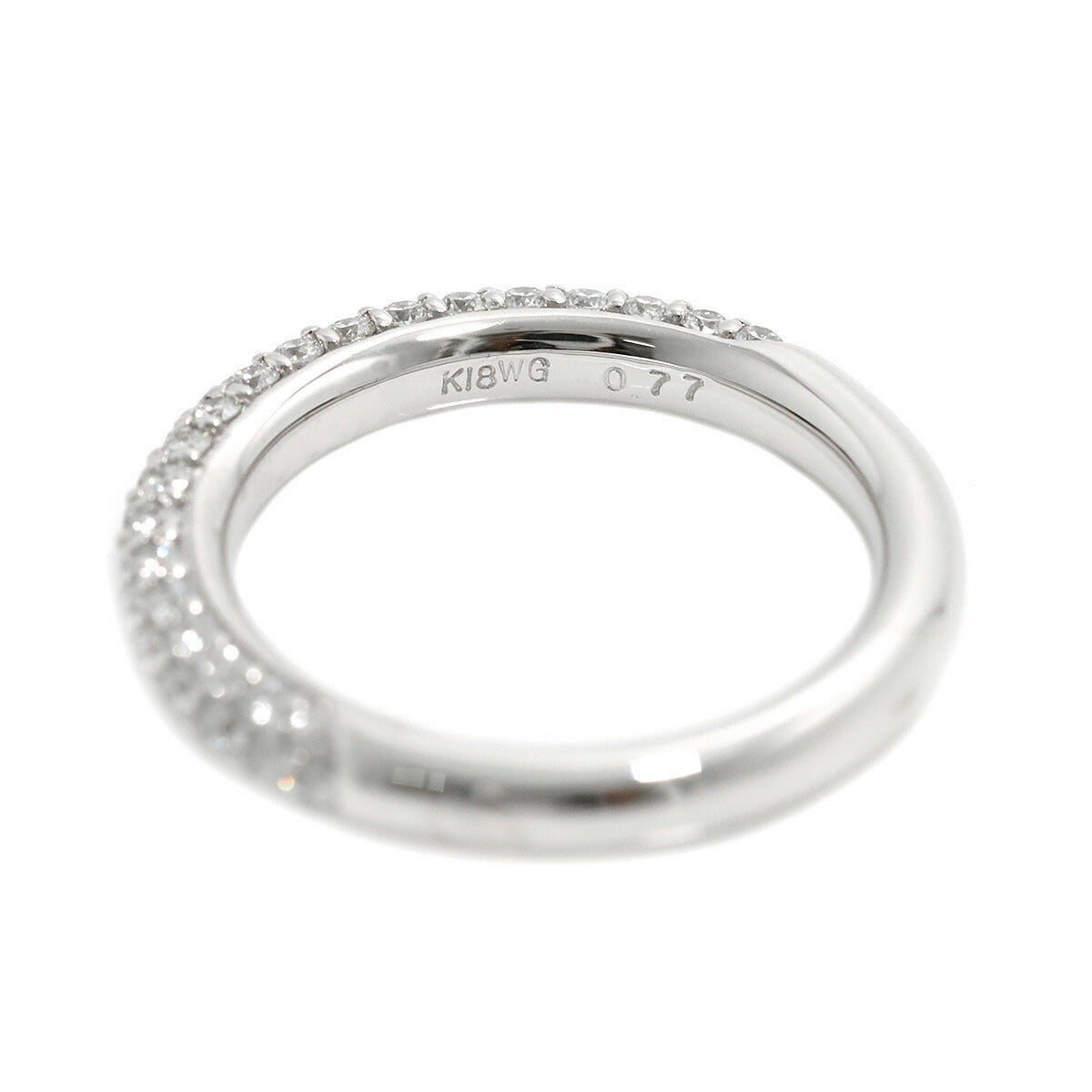 Ponte Vecchio Diamond 0.77ct Ring 18K WG 750 Size5.25(US)