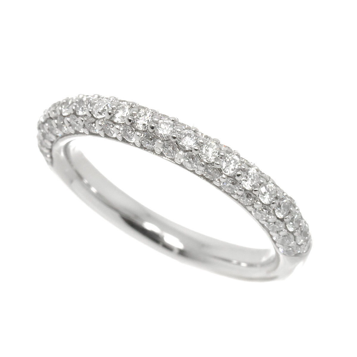 Ponte Vecchio Diamond 0.77ct Ring 18K WG 750 Size5.25(US)